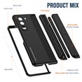 thumbnail image 3 of for Samsung Galaxy Z Fold 5 Case with Removeable Pen Slot & Free S Pen Built-in Screen Protector Adjustable Stand, Drop Protection & Luxury Shockproof Thin Hard PC Cover for Z Fold 5, Black, 3 of 7