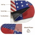 thumbnail image 6 of Round Rug 4Ft Washable Non-Slip, Independence Day Circle Area Rugs for Living Room Bedroom, US Flag Star Stripe Vintage Indoor Floor Mats Carpet Runner for Home Decor Aesthetic, 6 of 8