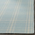 thumbnail image 3 of SAFAVIEH Kilim Idella Striped Wool Area Rug, Light Blue/Yellow, 4' x 6', 3 of 8