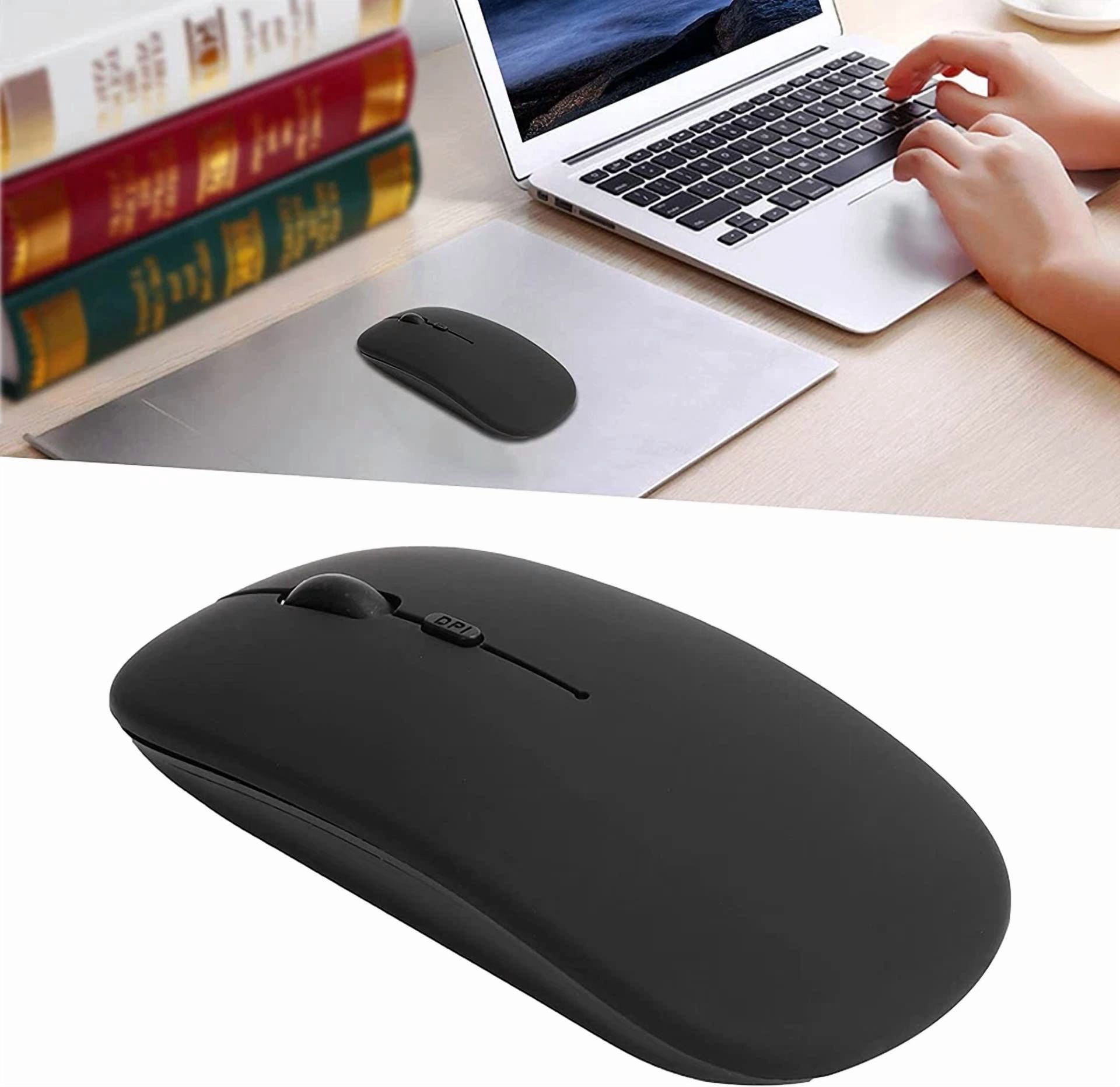 CIRCLE- Gaming Mouse, Ergonomic Silent Bluetooth 5.0 Mouse Less Click Noise Office For L