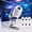 6 Projection Films, variant on Galaxy Projector Night Light, 2-in-1 Smart Holographic Star 5d Ocean Projector, Plug and Play Star Projector with 3/6/12/24 Projection Films, 360° Space Starry Sky USB Projection