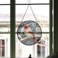 thumbnail image 3 of Cardinal Christmas Ornament, White Cardinal Stained Glass Window Hangings, White Cardinal Decor, White Cardinal Decoration For Christmas Tree 2025 White-179HD200, Cardinal Stained Glass Art, 3 of 5