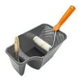 thumbnail image 5 of Paint Tray Ergonomic Paint Pot with Handle Mini Plastic Paint Tray Textured Deep Roller Frame for Painting, 5 of 7