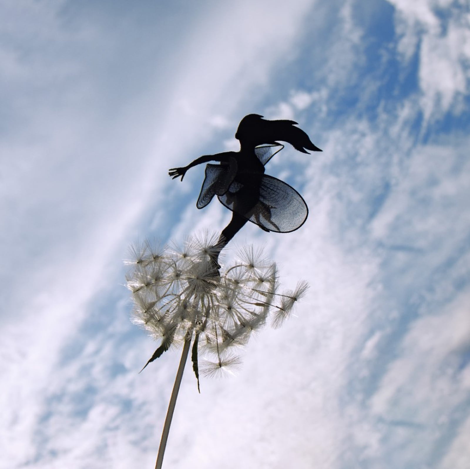 Home & Garden Fairies And Dandelions Dance Together Statue Sculpture