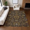 thumbnail image 6 of Addison Rugs Mayfield Premium Machine Washable Traditional Global Chocolate Rectangle Rug, 9' x 12', 6 of 6