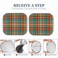 thumbnail image 6 of Haiem colorful plaid Car Windshield Sun Shade (2 Pieces) Foldable Windshield Sun Shade Car Accessories for Truck SUV Pickup-Medium, 6 of 7