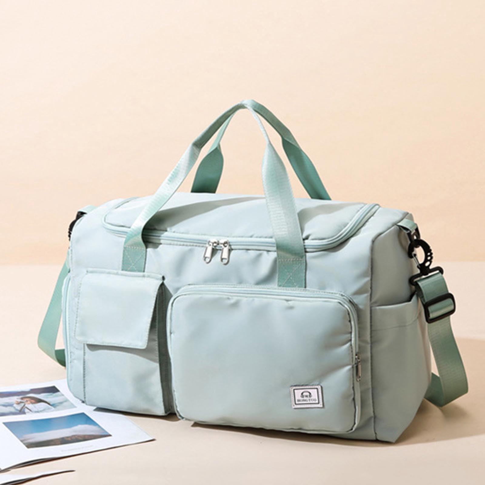 Matoen Travel Duffel Bag, Sports Tote Gym Bag, Sports Shoulder Weekender Overnight Bag for Women