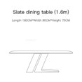 thumbnail image 1 of Modern Center Dining Table Mobile Minimalist Large Kitchen Table Marble Stone Dining Table Dinner Mesa Comedor Garden Furniture My Lux Decor Round, 1 of 13