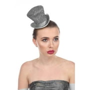 Western Fashion 70013-SIL Leprechaun Mini Shiny Hat, Silver