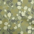 thumbnail image 1 of oneOone Tissu en Coton Vert Olive à Motif de Feuilles Abstraites pour Robe, Tissu Imprimé au Mètre, Largeur de 42 Pouces, 1 of 4
