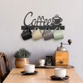 thumbnail image 3 of Coffee Mug Holder Wall Mounted,coffee Bar Decor Sign,coffee Cup Rack, 3 of 5