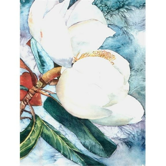 Flower - Magnolia House Size Canvas Flag