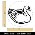 thumbnail image 2 of Elegant Swan Bird Rubber Stamp for Scrapbooking Crafting Stamping - Medium 1 Inch, 2 of 7
