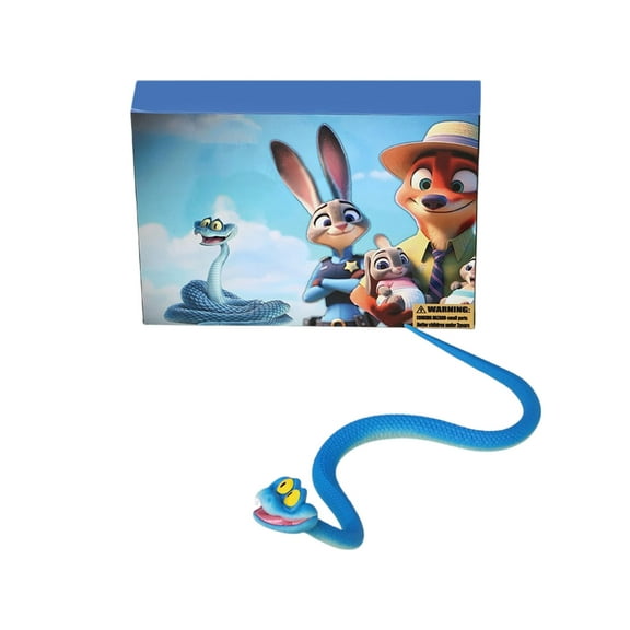 Snake Gary Zootopia Merch Zootopia Toys Zootopia prizes for classroom Christmas Gift Zootopia Stuff Zootopia Fans Snake Gary Lovers-Bendable-13inch-with Gift Box