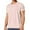 Pink, variant on Mens T-Shirt for Work Short Sleeve Pack Crew Neck Gym Tee Shirt Regular Fit Undershirt Tee Tops Bulk Summer Soft Plain Short Sleeve (Red,L)