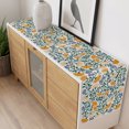 thumbnail image 5 of Table Runner Dresser Scarves 60 Inch Long,Boho Botanical Flowers Art Linen Dining Table Runners, 5 of 9