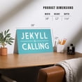 thumbnail image 4 of Jekyll Island, Georgia, Jekyll Is Calling, Simply Said (12x18 Aluminum Art, Indoor Outdoor Metal Sign Decor), 4 of 5