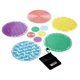 thumbnail image 1 of TickiT Silishapes Sensory Circles - Juguete de aprendizaje en casa para calmar el juego sensorial - Juego de 10 - Ayuda a niños pequeños y niños autistas, 1 of 1