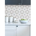 thumbnail image 4 of InHome Neutral Vega Peel & Stick Embossed Tile Backsplash, 4 of 6