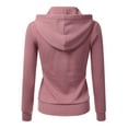 thumbnail image 3 of Doublju Women's Lightweight Pocket Zip-Up Hoodie Jacket for Women with Plus Size, 3 of 4
