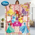 thumbnail image 4 of Manta ligera con estampado de princesas de Disney para sala de estar, dormitorio, habitación de niños, cálida, regalo de Navidad, 4 of 5