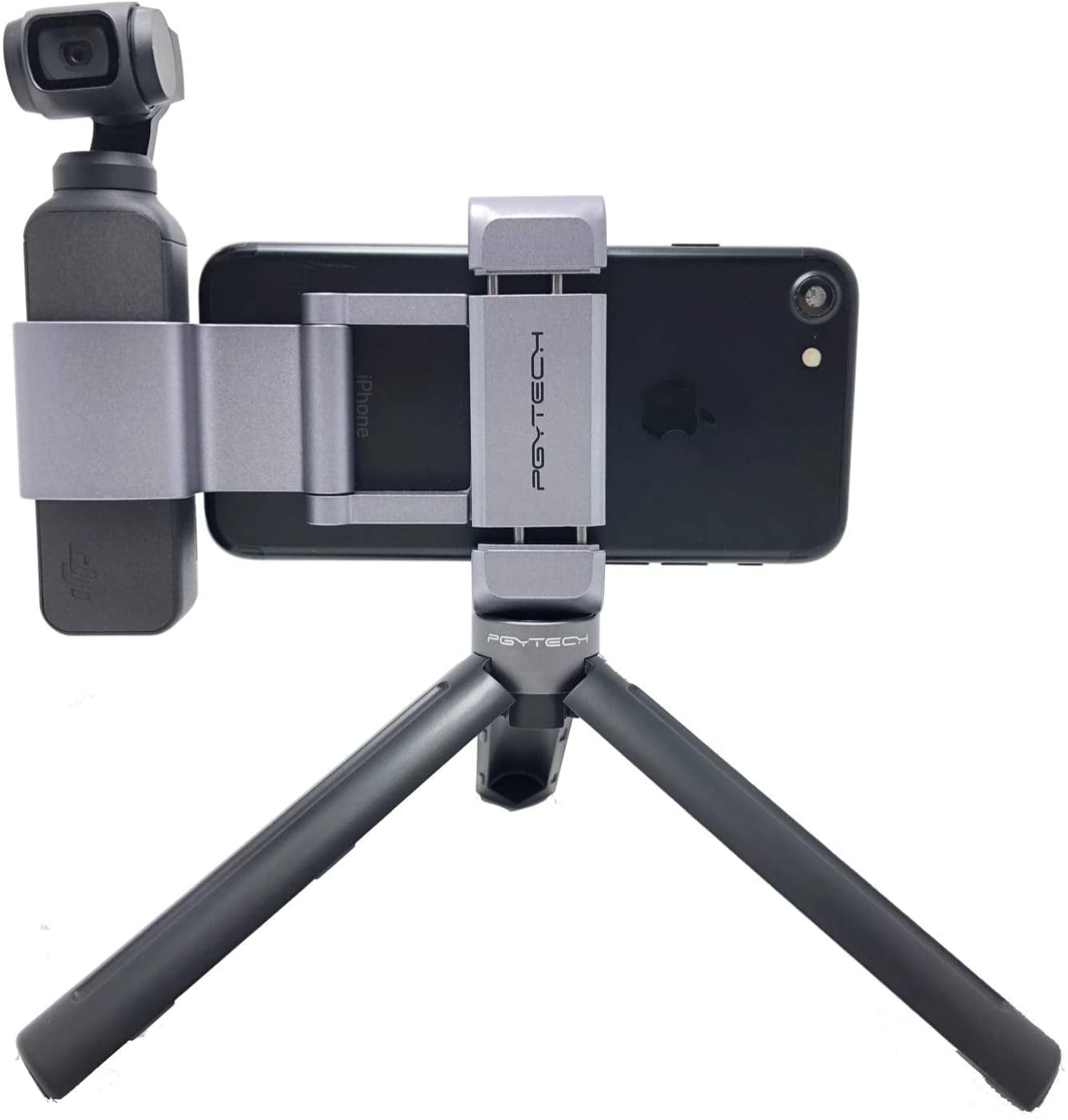PGYTECH OSMO Pocket Phone Holder Expansion Accessories with Tripod Mini Compatible with DJI OSMO Pocket Accessories