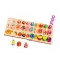 thumbnail image 4 of Xuanheng Number Board Educational Learning Toy Hand Eye Coordination Math Shape Blocks 3 A, 4 of 8
