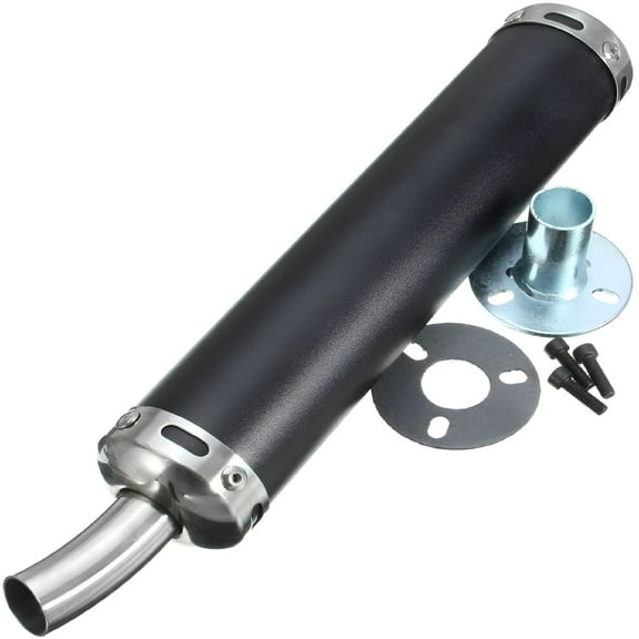 MELIVO Universal Adjustable Exhaust Muffler Pipe Silencer Motorcycle 2 Stroke Scooter 22mm