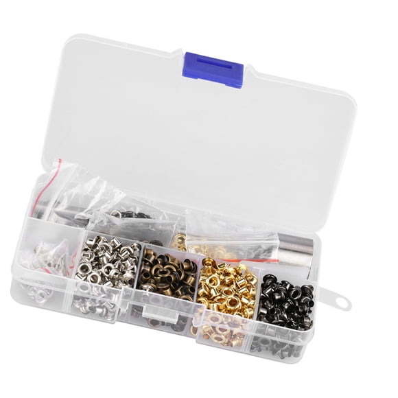 Ojales, Caja De Plástico De 3 Piezas, Ojal Con Arandela, Pequeña Artesanía Para Reparar Zapatos, Manualidades De Cuero, Manualidades, Artículos De Tela, Ropa, álbumes De