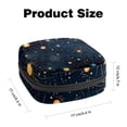 thumbnail image 2 of Constellation Sanitary Napkin Bag Pad Bag Small Canvas Pouch Sanitary Napkin Receptacle Bags 4.7x6.6x6.6 in - Velvet, Sponge, 2 of 6