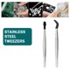 thumbnail image 2 of Juego de pinzas para cejas, depiladoras profesionales de acero inoxidable con punta inclinada, 2 of 6