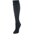 thumbnail image 3 of MeMoi Waffle Chunky Knit Knee-High Sock - Womens - Female, One Size, Ocean Depths, 3 of 3