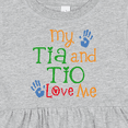 thumbnail image 4 of Inktastic Tia and Tio Love Me Girls Baby Dress, 4 of 5