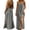 Grey, variant on Wsysadlol Under $20 Summer Dresses for Women 2026 Women Summer Boho Maxi Dress Sleeveless Gradient Color Spaghetti Strap Backless Flowy Beach Dress Casual Loose Cover Up Dress