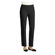 LAFAYETTE 148 Womens Black Stretch Zippered Darted Wear To Work Straight leg Pants 0