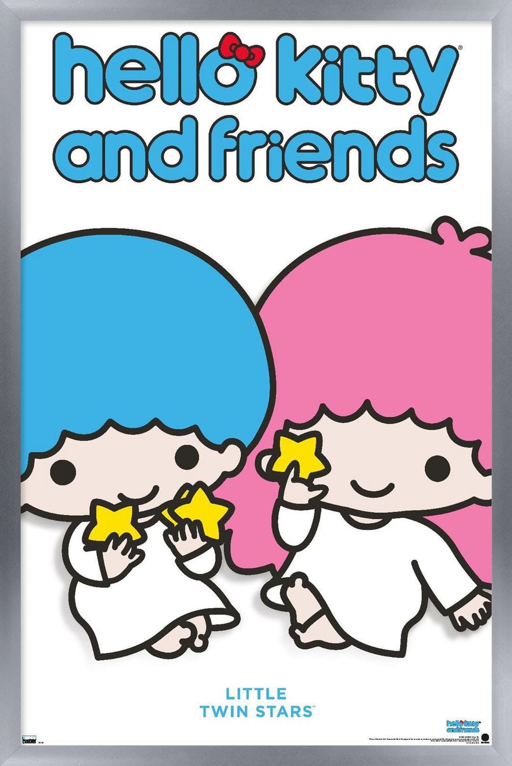 Hello Kitty and Friends: Hello - Little Twin Stars Feature Series Wall Poster with Pushpins