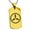 Gold, variant on Stainless Steel Yamaouchi Samurai Crest Engraved Dog Tag Pendant Necklace