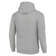 thumbnail image 3 of Men's Starter Heather Gray Anaheim Ducks Shield Logo Pullover Hoodie, 3 of 3