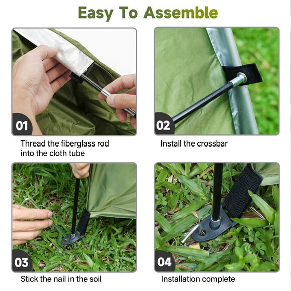 Portable Bike Storage Shed Foldable Bike Shelter Outdoor Bike Covers with Zippered Door for Bikes Motorcycles Tools Outdoor Toys