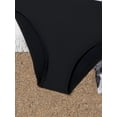 thumbnail image 5 of HWJAD Girls Swimsuit 3 Piece Bathing Suits Bikini Set with Beach Cover Up Skirt Girls' Swimwear 9-14 Years, 5 of 7
