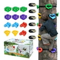 thumbnail image 1 of TOPNEW 12 Ninja Tree Climbing Holds for Kids Climber, Adult Climbing Rocks with 6 Ratchet Straps for Outdoor Ninja Warrior Obstacle Course Training, 1 of 4