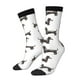 thumbnail image 1 of Balery Dachshund Dog Puppy Calcetas Largas con Estampado para Hombre y Mujer – Suaves y Transpirables, Talla Única (US 5-11), 1 of 6
