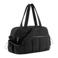 thumbnail image 2 of Bolsa de viaje portátil para artículos de aseo, bolsa de gimnasio para mujer, ideal para el fin de semana. Negro, 2 of 8