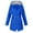 Blue, variant on Winter Blue Solid Raincoat Hooded Outdoor Rain Windproof Jacket Women’S Jackets Women'S Coat