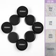 The 2 1/2 inch round reusable furniture sliders are perfect for carpet, allowing you to move