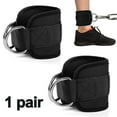 thumbnail image 1 of Ankle Strap for Cable Machine Attachments - Gym Ankle Cuff for Kickbacks, Glute Workouts, Leg Extensions, Curls, Booty Hip Abductors Exercise for Men and Women, Adjustable Neoprene Support, 1 of 6