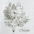 thumbnail image 3 of CafePress - Maine Nubble Lighthouse Sweatshirt - Crew Neck Sweatshirt, 3 of 4