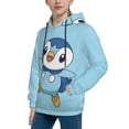 thumbnail image 6 of Piplup Youth Cartoon Hoodie Fashion Long Sleeve Kids Pullover Coat Casual Hoody Hooded Sweatshirts for Boys Girls, 6 of 8