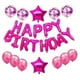 thumbnail image 1 of Juego de decoración de globos de feliz cumpleaños, globos con letras de aluminio, pancarta, globos de estrellas con lentejuelas para decoración de fiesta, 1 of 5