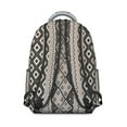 thumbnail image 4 of Retro Tribal Pattern School Backpack for Student, Durable Waterproof Oxford Cloth with Artistic Natural Floral and Earthy Aesthetic Designs, Adjustable Straps, Perfect for Travel, 4 of 5